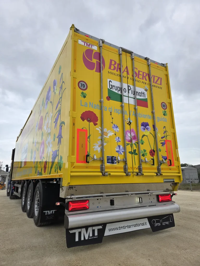 Da una collaborazione tra il produttore di veicoli industriali TMT International, l'azienda leader nei servizi di raccolta e smaltimento dei rifiuti Bra Servizi e l'allestitore G.M.F. Oleodinamica è nato un nuovo semirimorchio dedicato ed ispirato alla natura, che verrà presentato ad Ecomondo, la fiera dedicata alla green e circular economy.