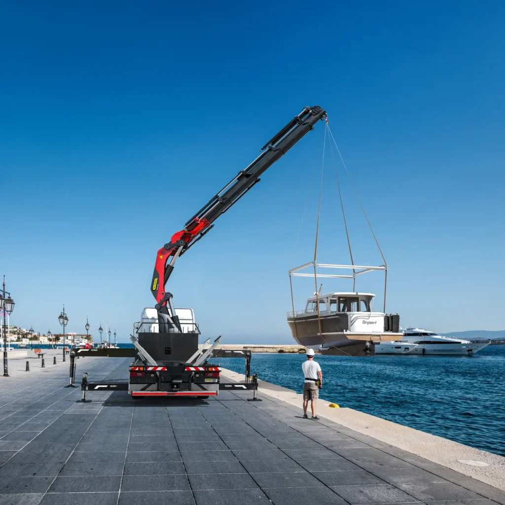 Introdotta sui mercati europei a dicembre dello scorso anno, la gru retrocabina PK 720 TEC si colloca nella gamma heavy del costruttore austriaco, fra la PK 580 TEC e la PK 880 TEC.