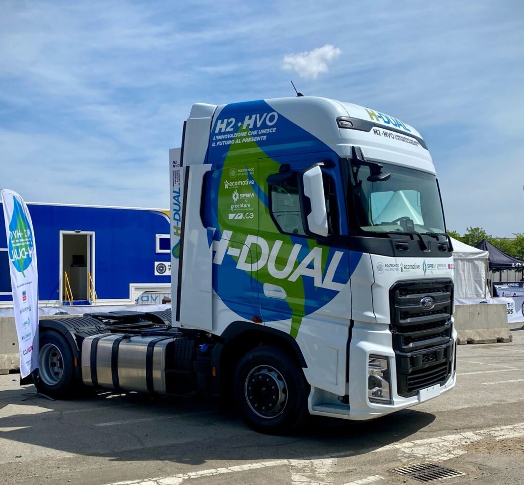 H-Dual, un camion dual‑fuel per l’introduzione dell’idrogeno nel trasporto pesante
